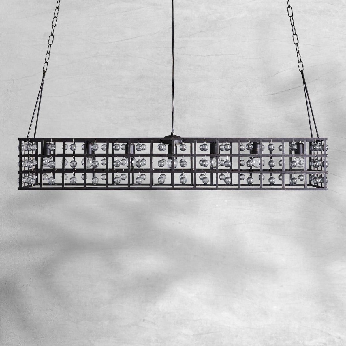 La Cage Rectangular Chandelier 7 Light - view 4