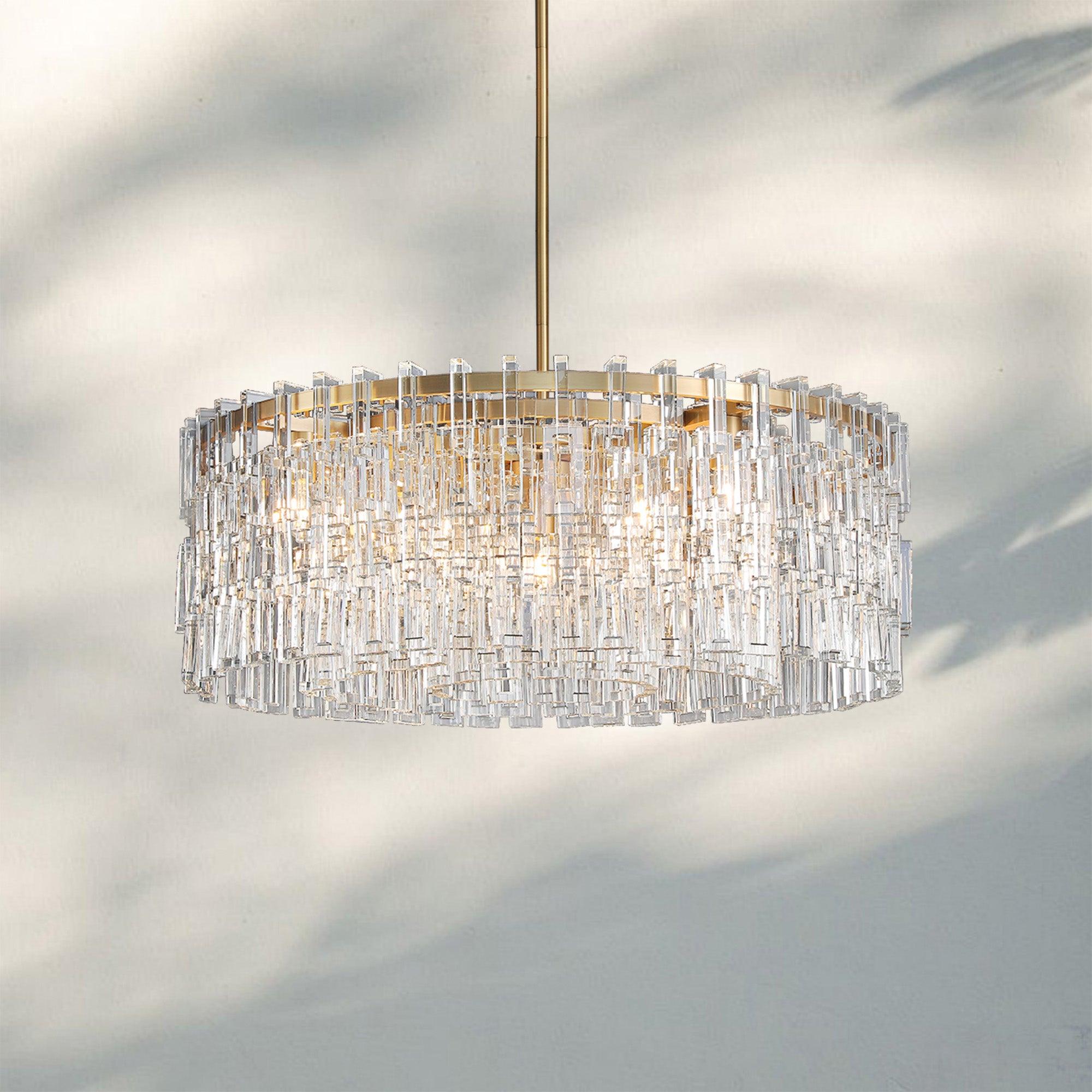 Montis Modern Round Chandelier 36"
