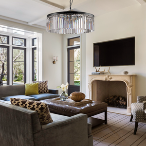 Falria 1-Tier Crystal Round Chandelier - view 10