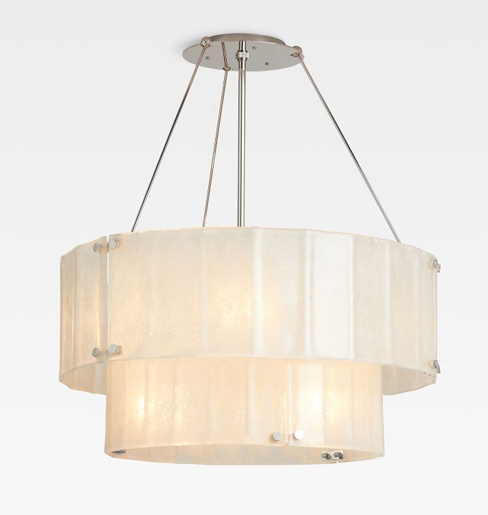Willamette Glass Round Chandelier 2-Tier 32'', two-tier - view 10