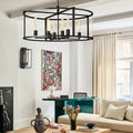 Bauros Glass Lantern Modern Round Chandelier 33"44"55"