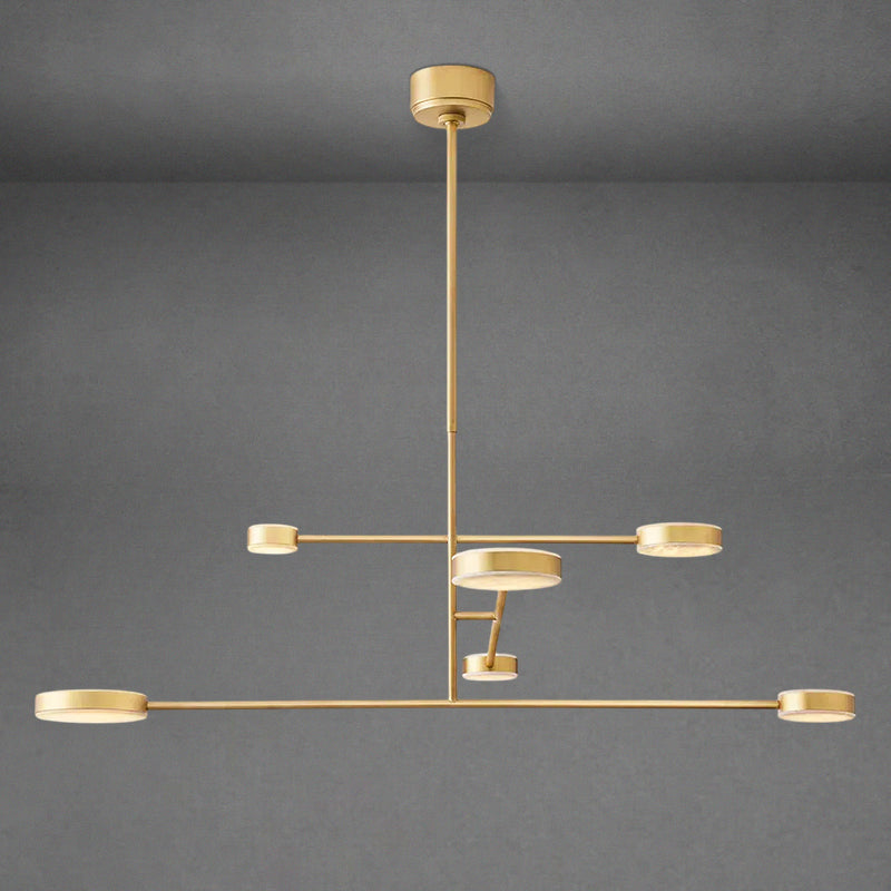 Alaric Mobile Chandelier 46", alabaster - view 4
