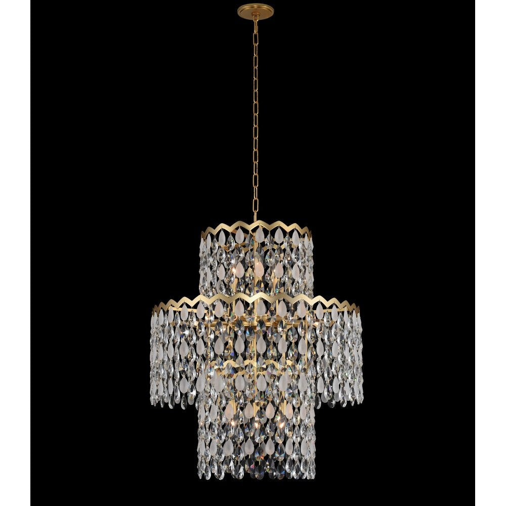 Caretta 27" Wide Drum Chandelier with Firenze - view 2