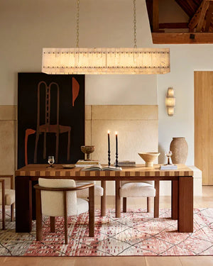 Sienna Marcus Alabaster Linear Chandelier 54''72'' - view 12