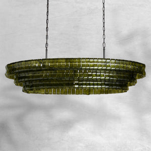 Glacien Oval Chandelier 54"W/65"W - view 32
