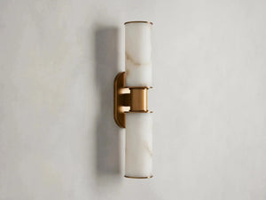 Harlin 2-Light Wall Sconce in Alabaster - view 7