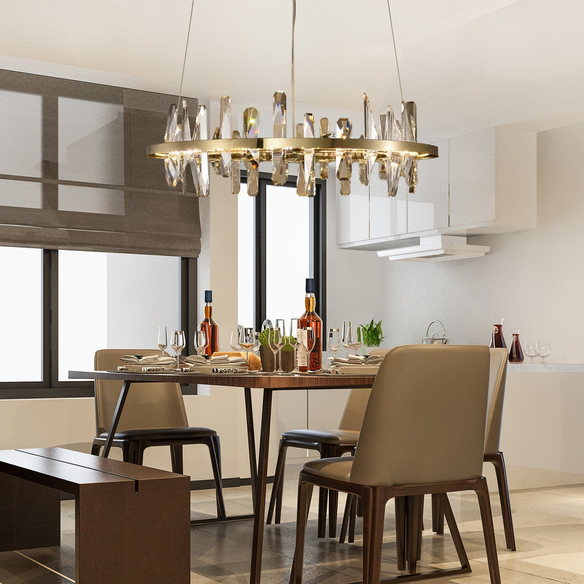 Mira Ring Crystal Chandelier - view 15