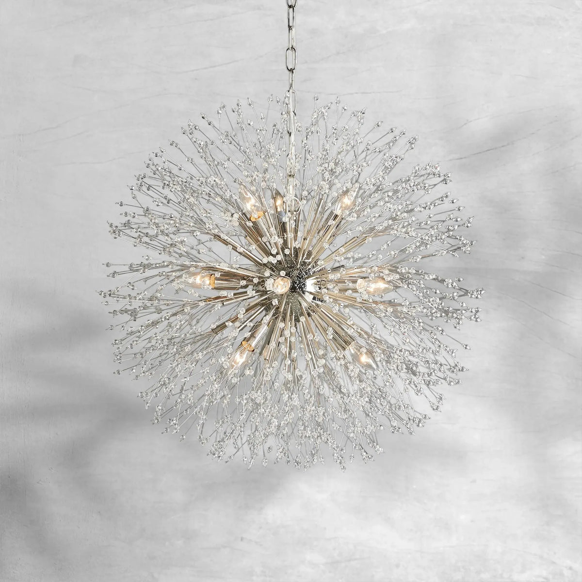 Dandelion Round Chandelier 22"30"43" - view 9