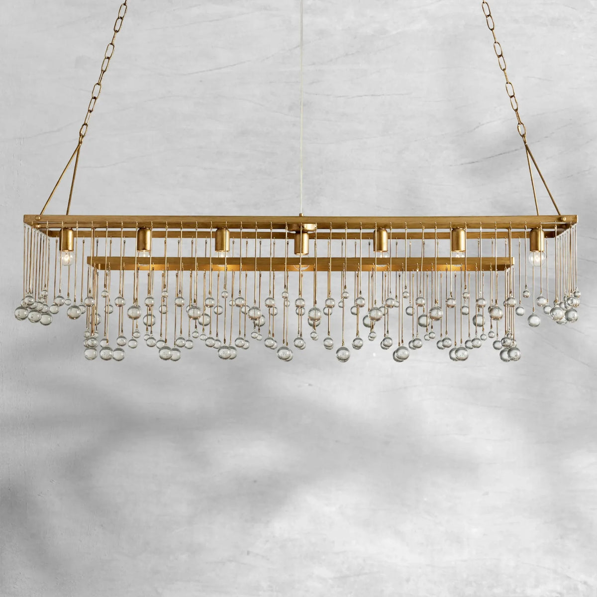 Aubrey Rectangular Chandelier 47''60'' - view 20