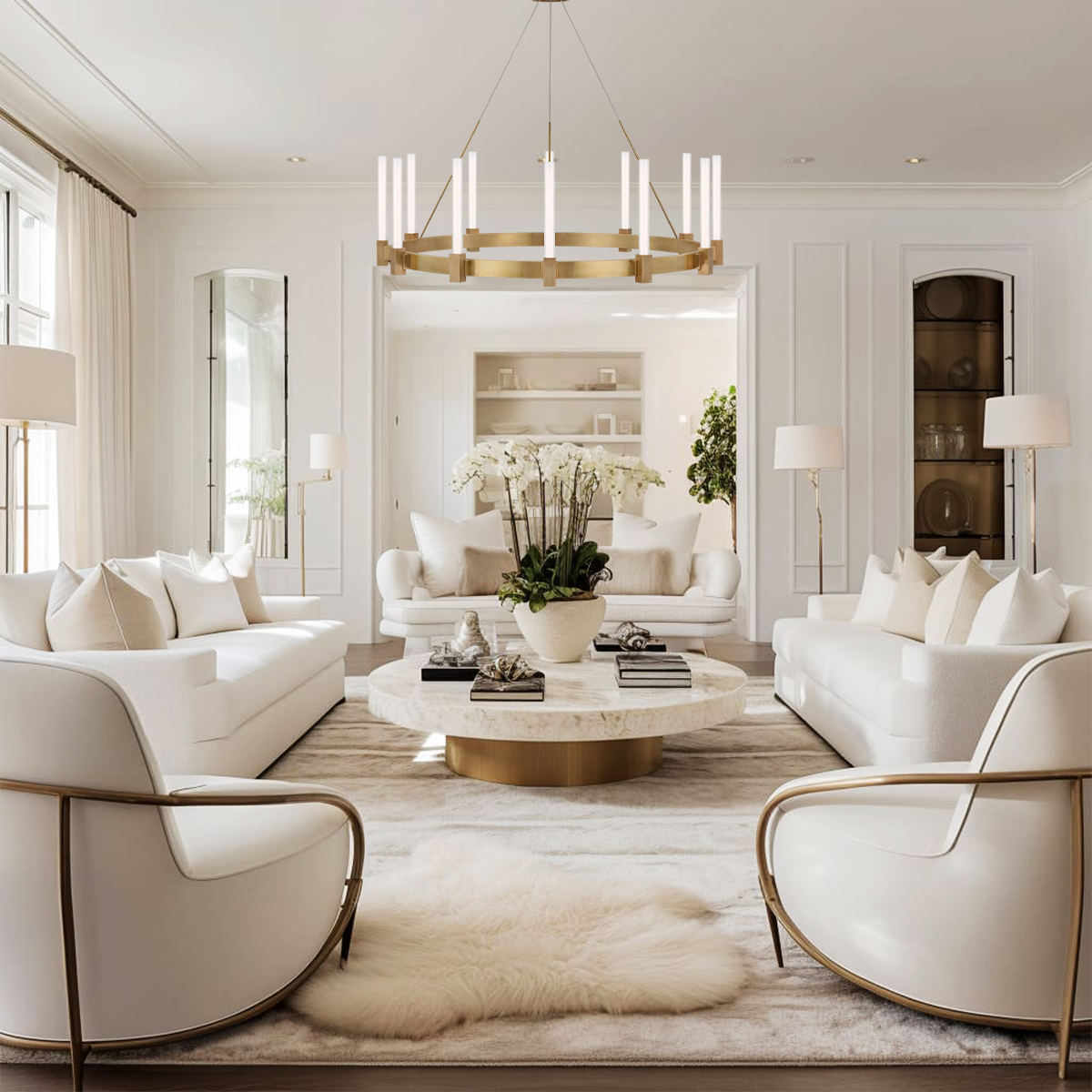 Morrison Round Chandelier - view 2