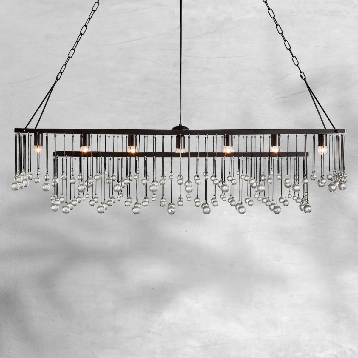 Aubrey Rectangular Chandelier 47''60'' - view 15