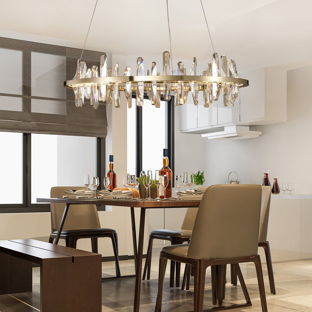 Mira Ring Crystal Chandelier - view 19