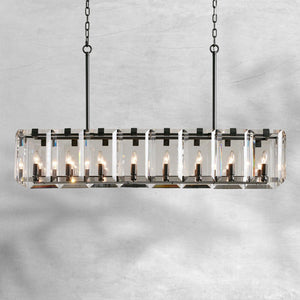 Amaya Rectangular Chandelier 12/16 Light - view 8