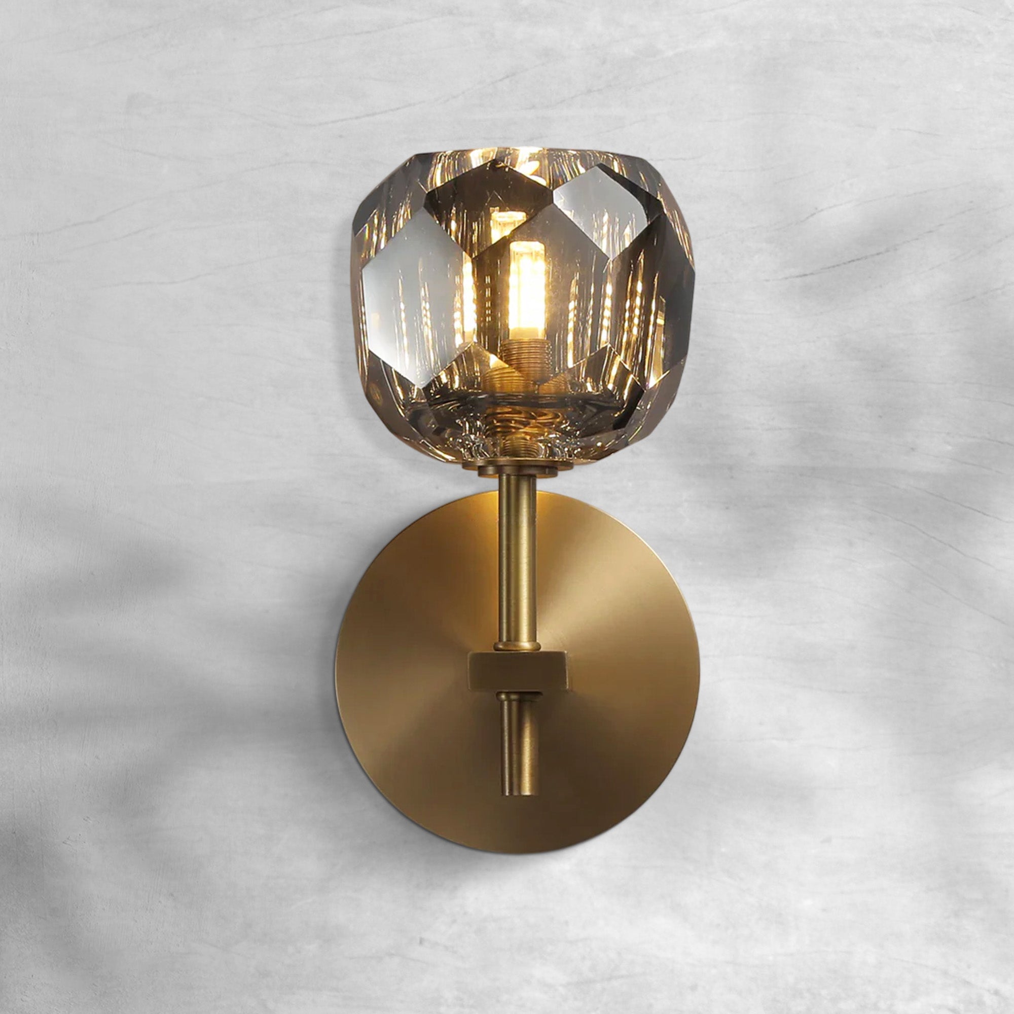 Bruma Glass Short Wall Sconce