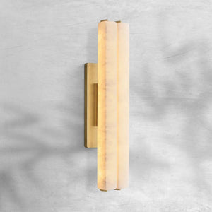 Aureon Alabaster Double Sconce, wall sconce