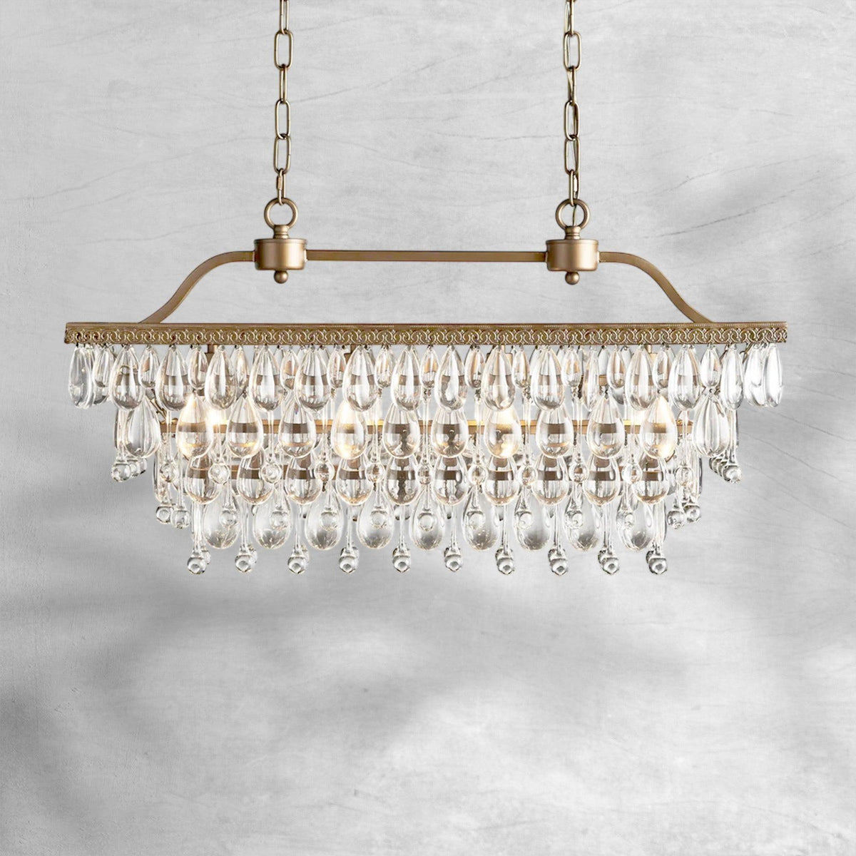 Anabella Rectangular Chandelier - view 2