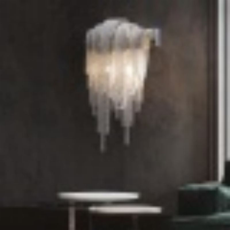 Alisa Plated Aluminum Tassel Wall Sconce, chandelier - view 2