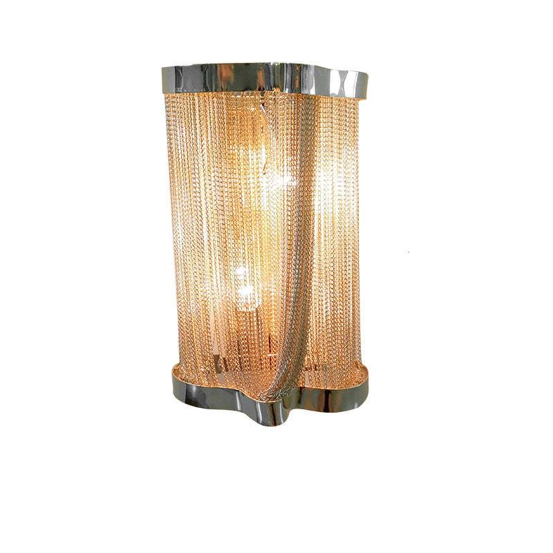 Ashley Aluminum Chain Tassel Wall Sconce, chandelier - view 4