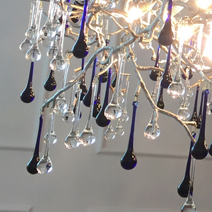 Avis Crystal Raindrop Branch Chandelier