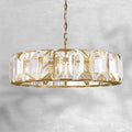 Harlew Crystal Round Chandelier 43"