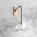 Haloid Modern Glass Wall Sconce