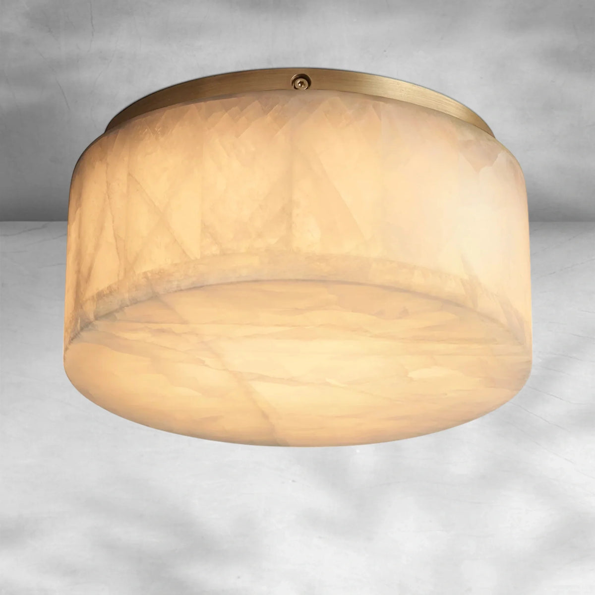 Riora Calcite Round Flushmount 6"10"14", flush mount - view 4