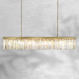 Riel Rectangular Chandelier 59"