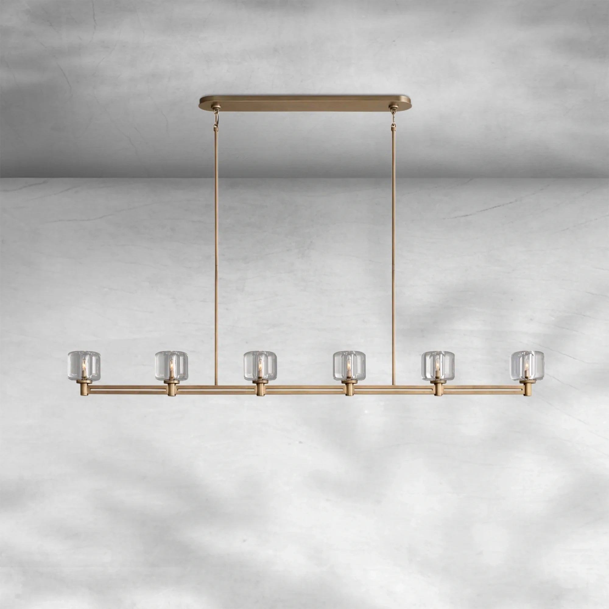 Delume Linear Chandelier 54"72"