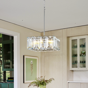 Apricity Crystal Square Chandelier 24" - view 3