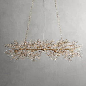 Fiore Linear Chandelier 43"51"68" - view 25