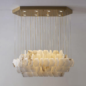 Natural Marble Alabaster Modern Chandelier - view 2