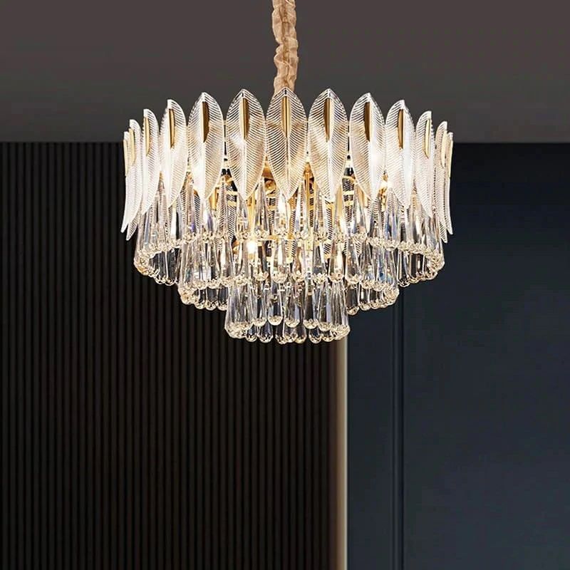 Fasion 3-Tier Crystal Chandelier 18", three-tier
