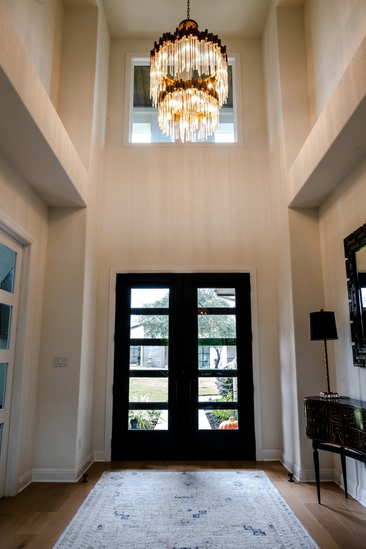 Large Elegant Multi-layers Glam Glass Chandelier for High-ceiling Staircase/Entryway/Living/meeting Room - view 14