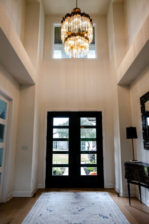 Large Elegant Multi-layers Glam Glass Chandelier for High-ceiling Staircase/Entryway/Living/meeting Room - view 14
