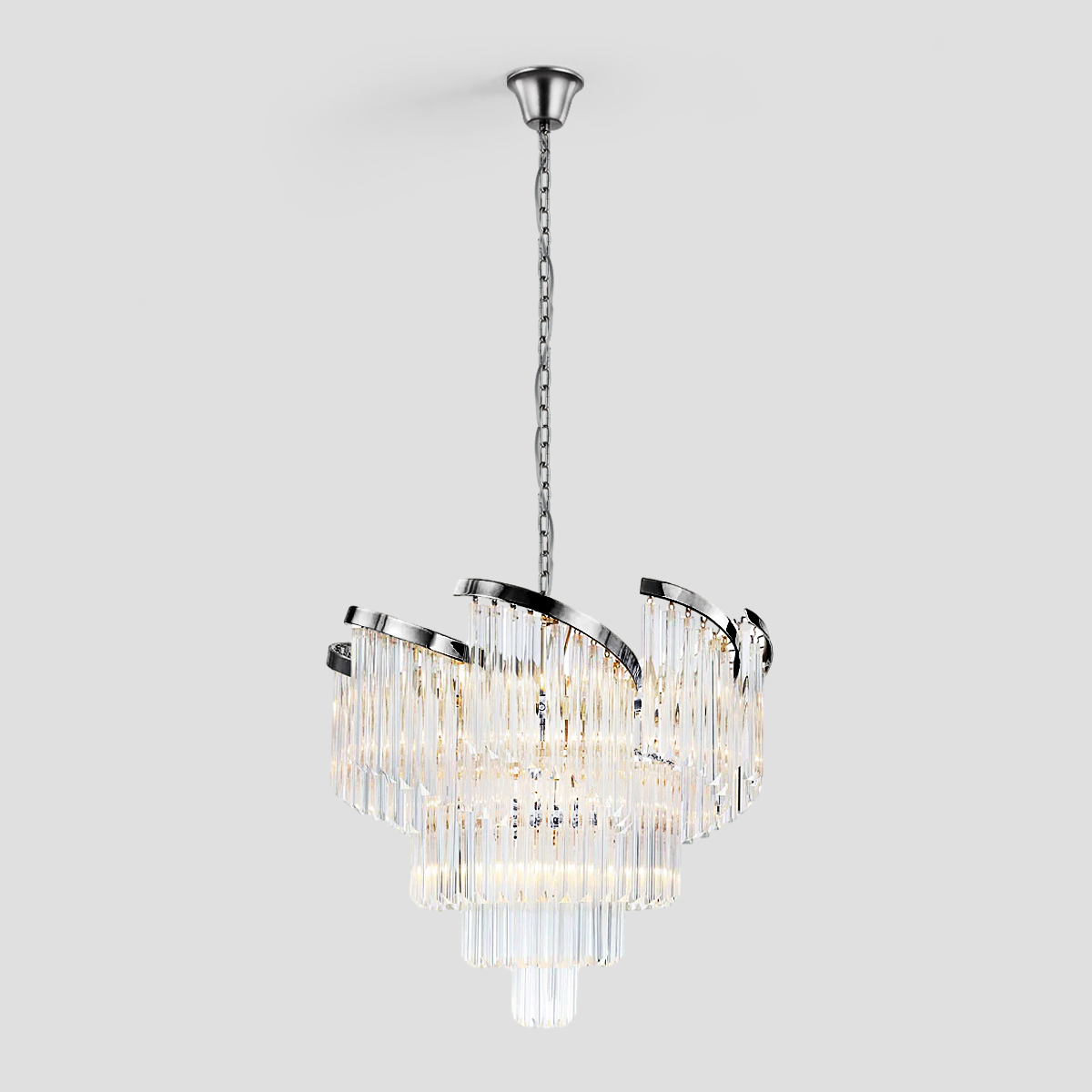 Twin Palms Multi-Tier Crystal Chandelier - view 25