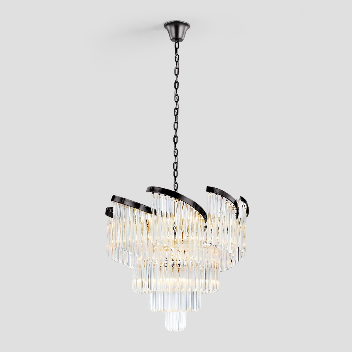 Twin Palms Multi-Tier Crystal Chandelier - view 26