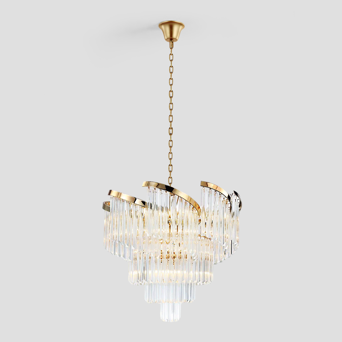 Twin Palms Multi-Tier Crystal Chandelier - view 27