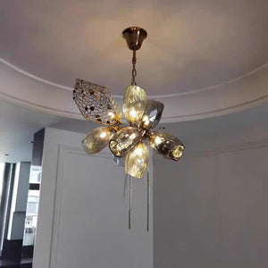 Modern Wine Glass Shape Chandelier Italian Light Luxury Light Fixture for Dining Room/Living Room - view 6