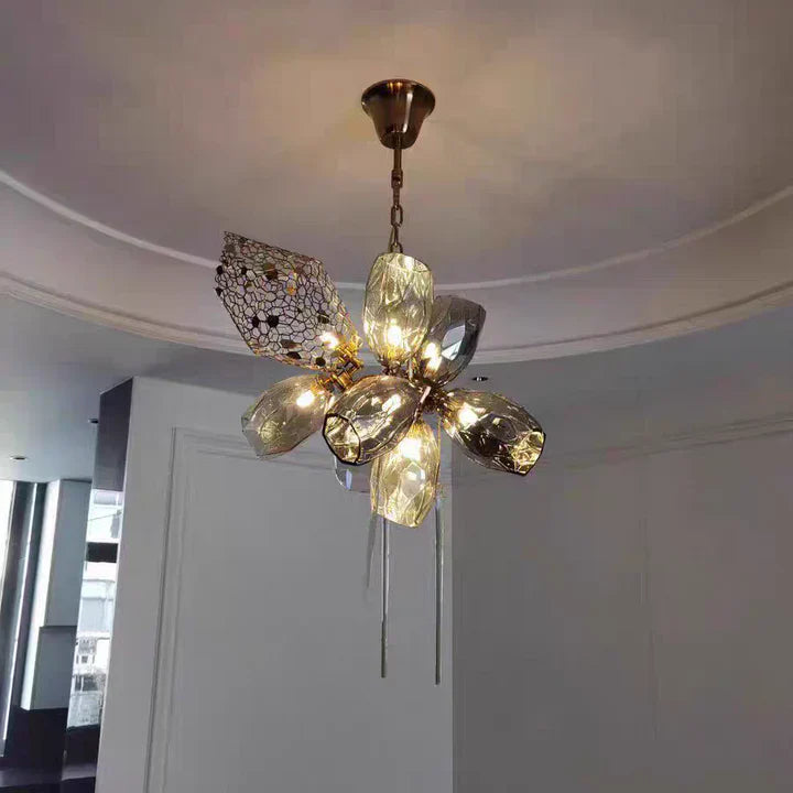 Modern Wine Glass Shape Chandelier Italian Light Luxury Light Fixture for Dining Room/Living Room - view 6