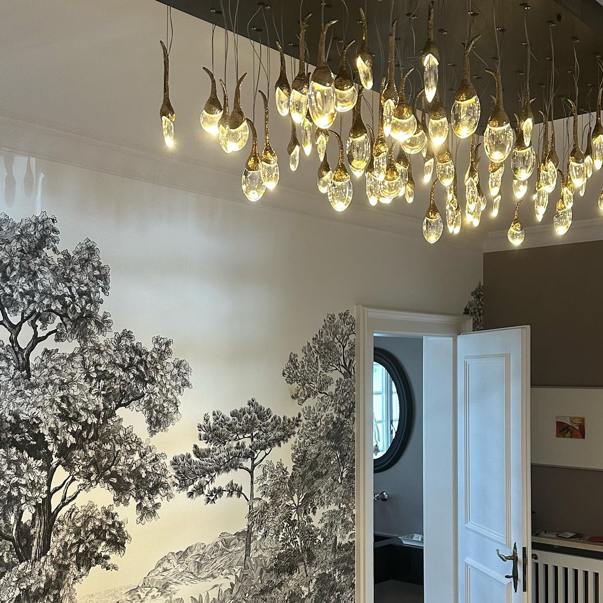 Modern Creative Seed Crystal Chandelier for Dining Room - view 9