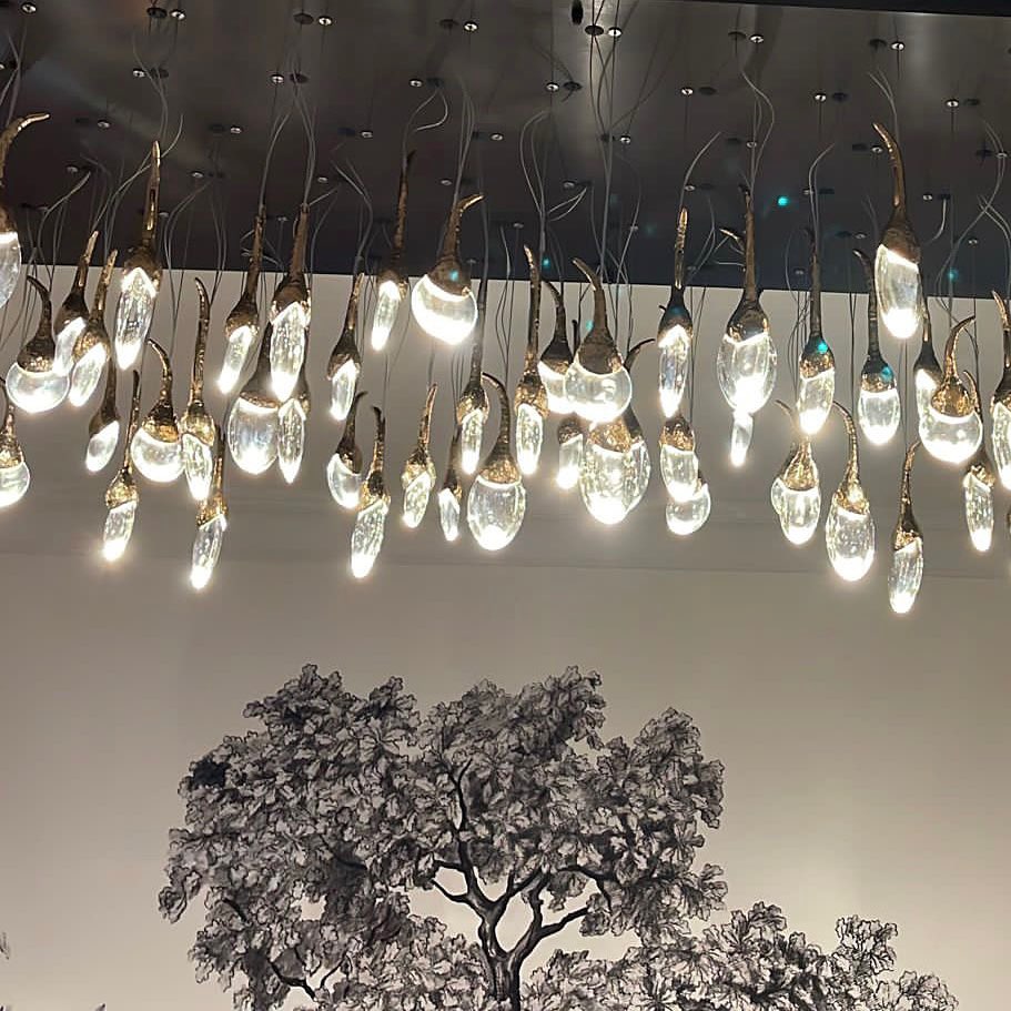 Modern Creative Seed Crystal Chandelier for Dining Room - view 10