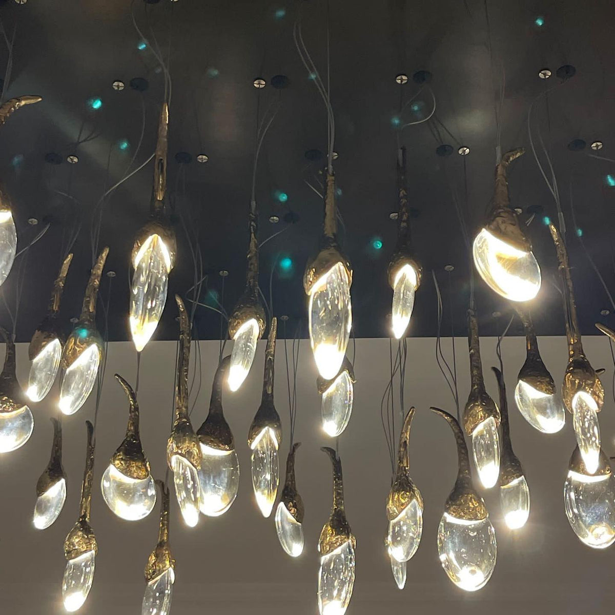 Modern Creative Seed Crystal Chandelier for Dining Room - view 8
