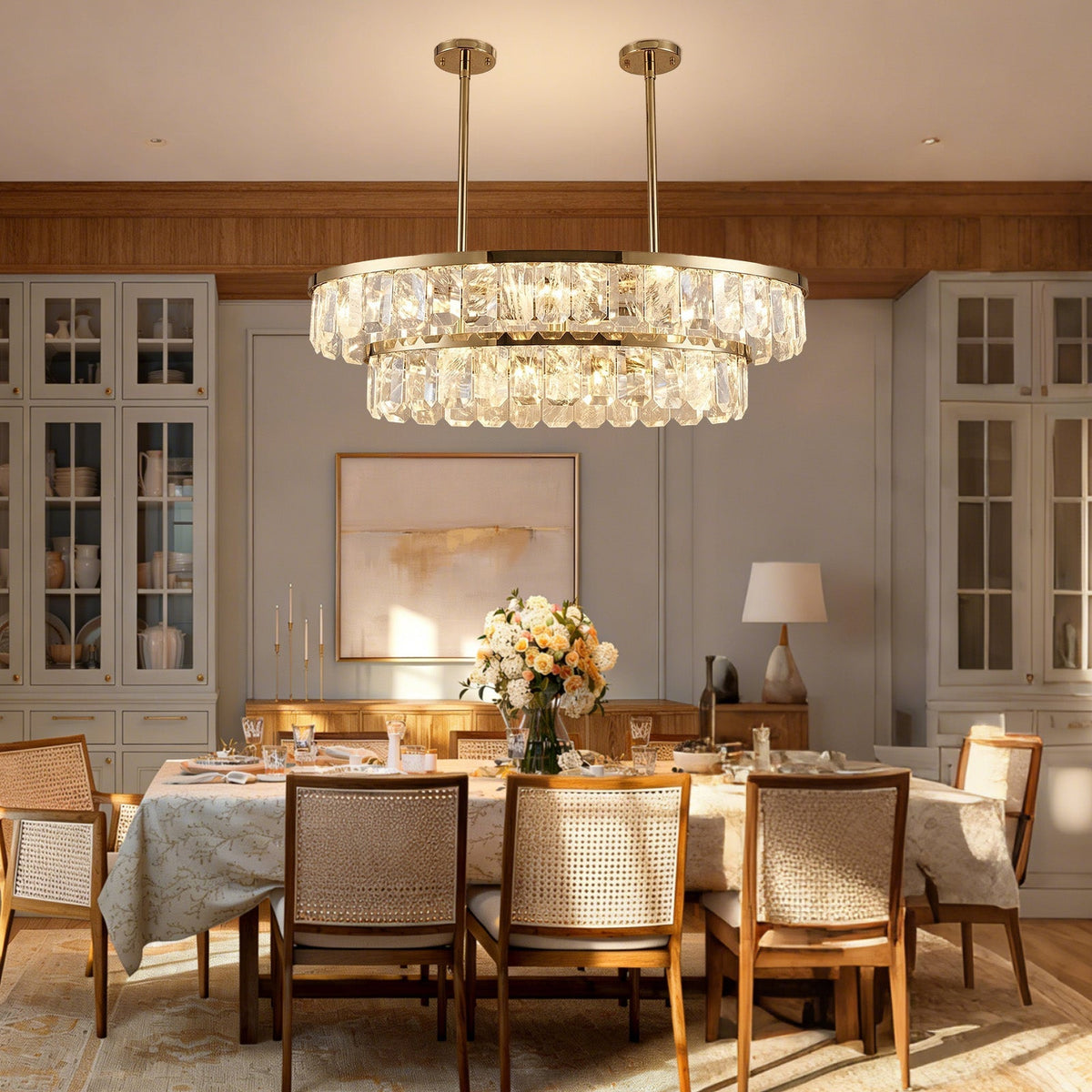Selene Linear Crystal Chandelier - view 11