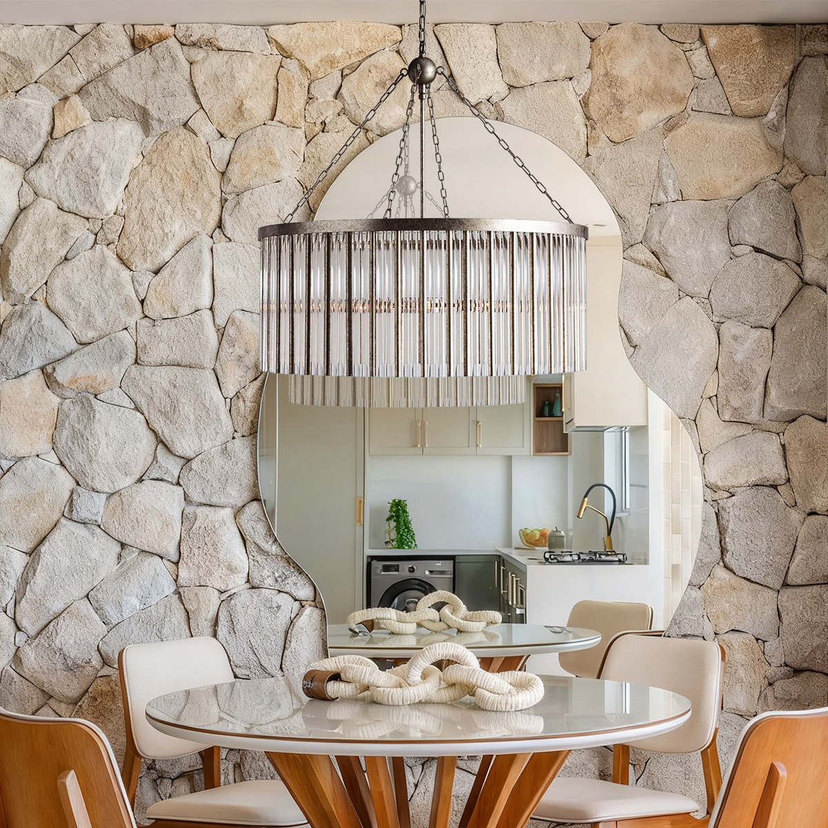 Andalucia Round Chandelier 24"35" - view 2