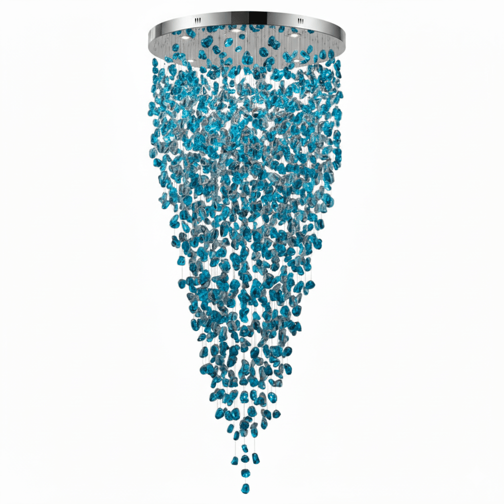 Crystal Stone Crystal Spiral Chandelier - view 82