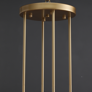 Ravion Round Blown Glass Chandelier 36", solid brass - view 9