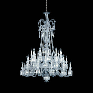 Light Luxury Classic Long Version Tiered Candle Light Crystal Chandelier for High-ceiling Rooms/Living Room - view 10