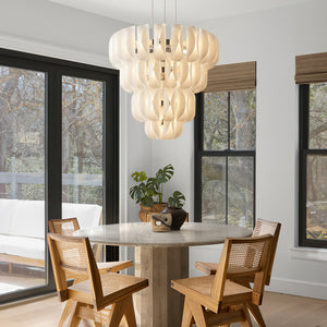 Helena Modern Chrome Chandelier 24" - view 7