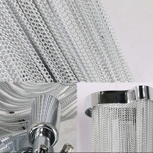 Ashley Aluminum Chain Tassel Wall Sconce, chandelier - view 6