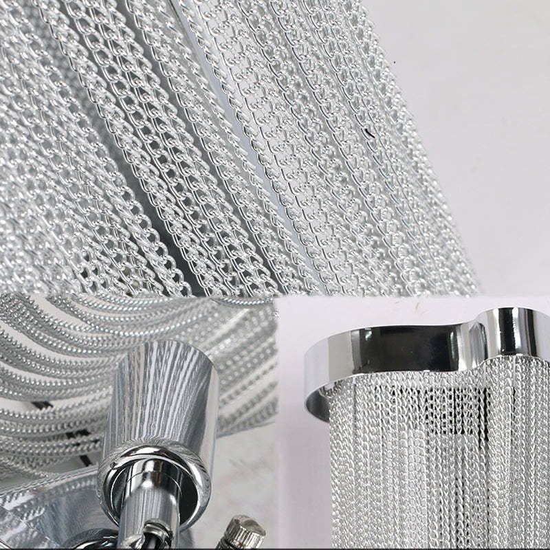 Ashley Aluminum Chain Tassel Wall Sconce, chandelier - view 6